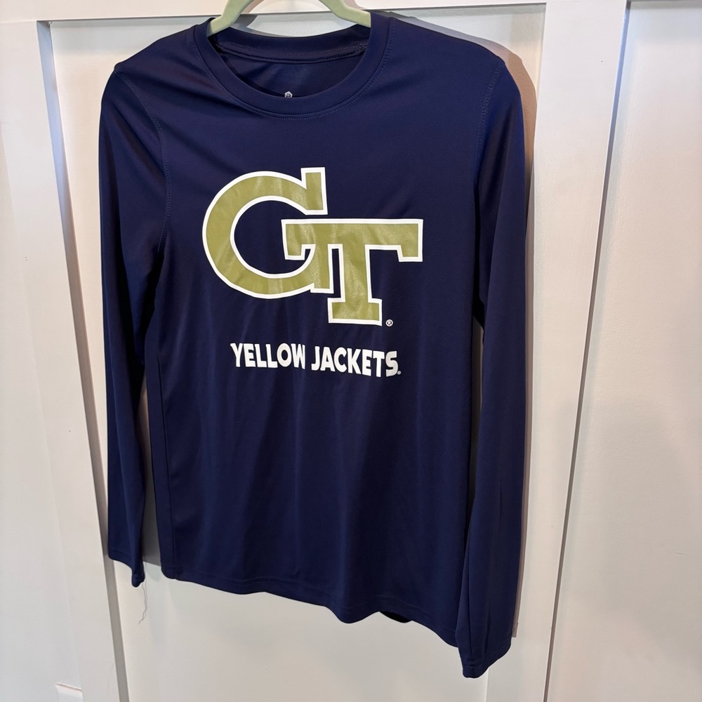 Georgia Tech Yellow Jackets Navy Long‎ Sleeve Tee